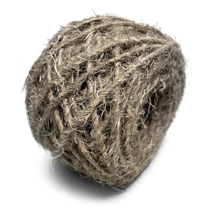 Hilo de cáñamo natural, carrete de cuerda de cáñamo, cuerda de cáñamo de 30 metros, 3 mm de resistencia y durabilidad.
