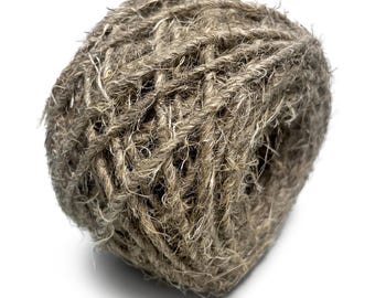 Natural Hemp Twine, Hemp Cord Spool, 100ft - 30Meter Hemp String, 3mm Strength and Durable
