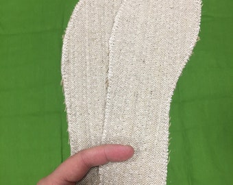 Hemp insoles men for men and women, Natural shoes addition, Organic insoles for freshness
