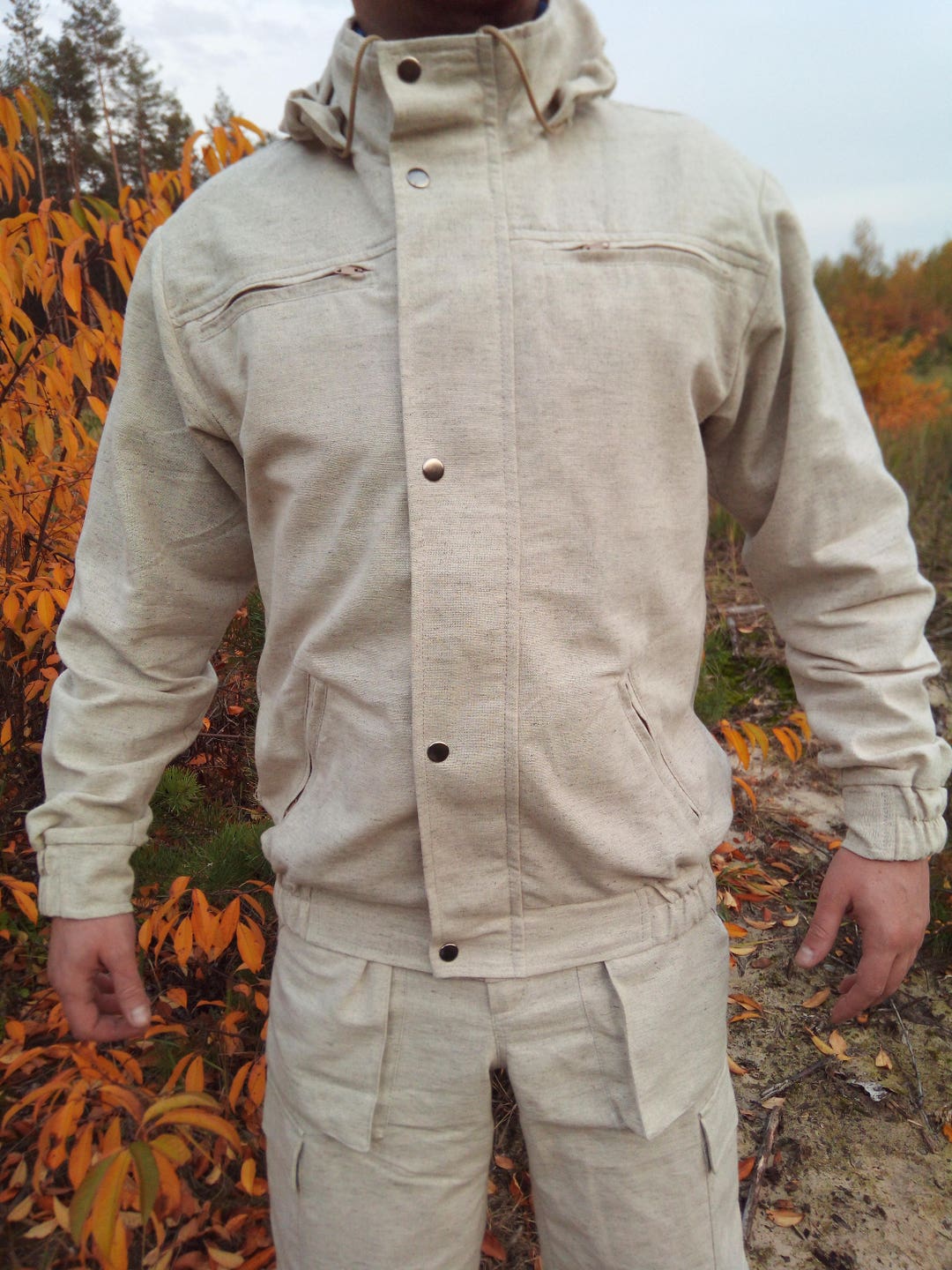 Hemp Jacket/hemp Clothes/organic Clothes/hemp/men - Etsy