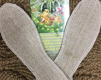 Natural 100% HEMP Insoles (men / women).Hemp Healing Insoles with sagebrush/ hemp shoes/Organic Insoles
