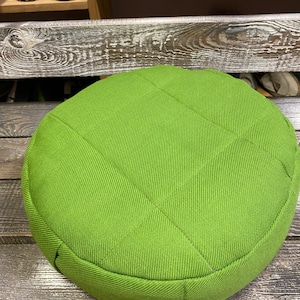 Meditation Cushion with buckwheat husk,Hemp Floor Pillow