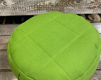 Meditation Cushion with buckwheat husk,Hemp Floor Pillow