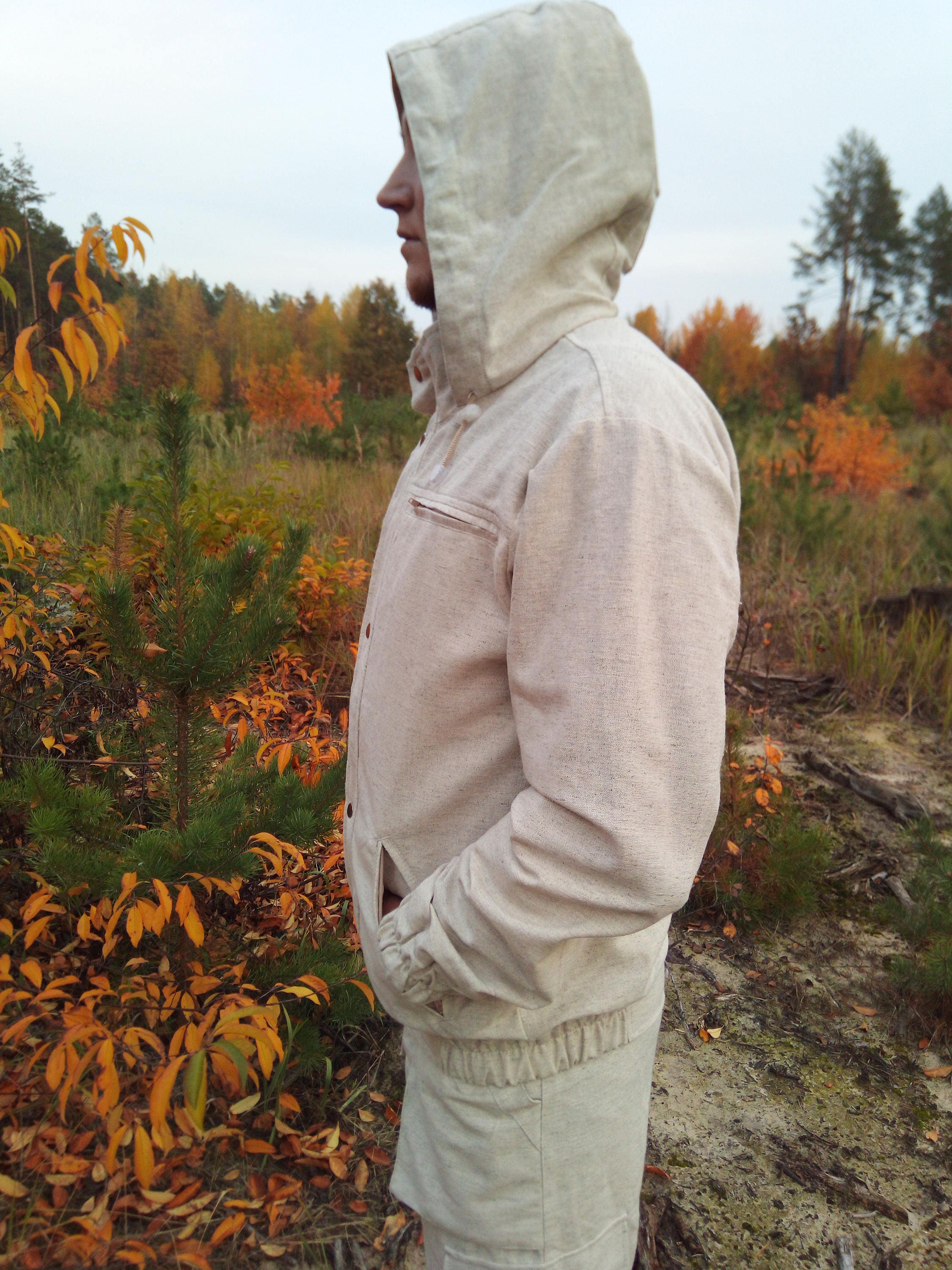 Hemp Jacket/hemp Clothes/organic Clothes/hemp/men Jacket