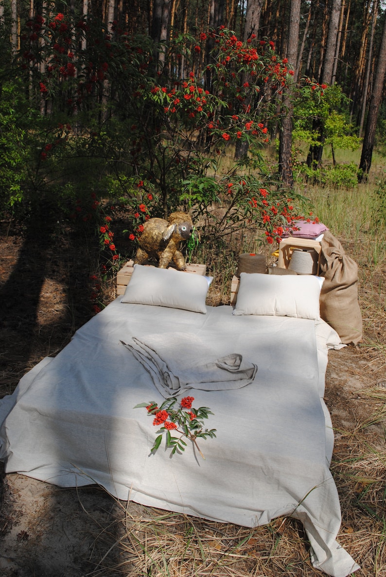 bedding/set of sheets/sheet sets/natural Etsy