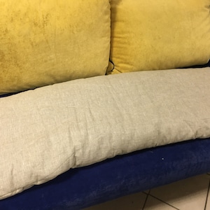 Organic hemp pillow insert filled buckwheat hulls, Organic buckwheat pillow