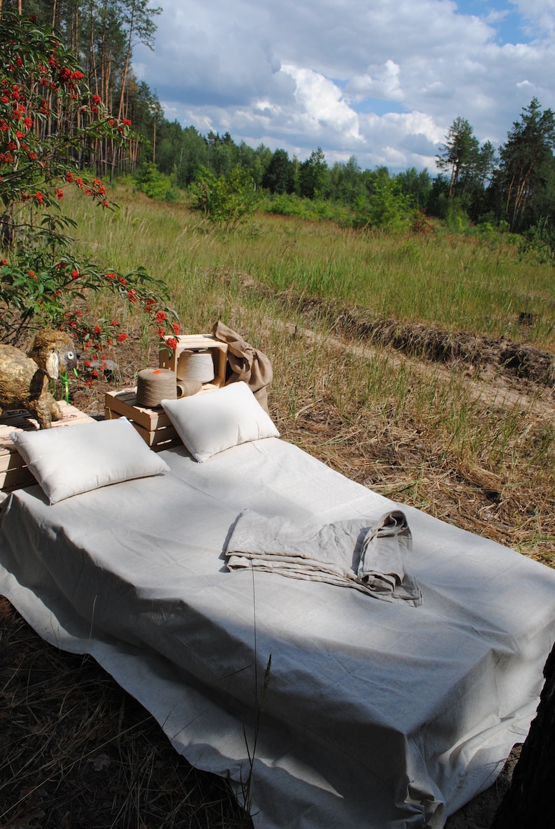 Organic hemp hemp/bed sheet/hemp fabric/linen Etsy