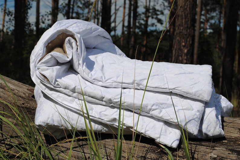 Hemp Blanket With Cotton Cover and Hemp Filler Etsy