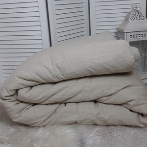 Hemp Blanket With Hemp filler - Organic Bedding / Natural product / Antibacterial / Antiallergic / Eco/linen blanket