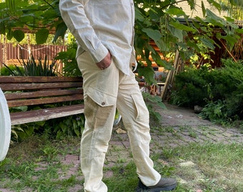 Hemp pants for man