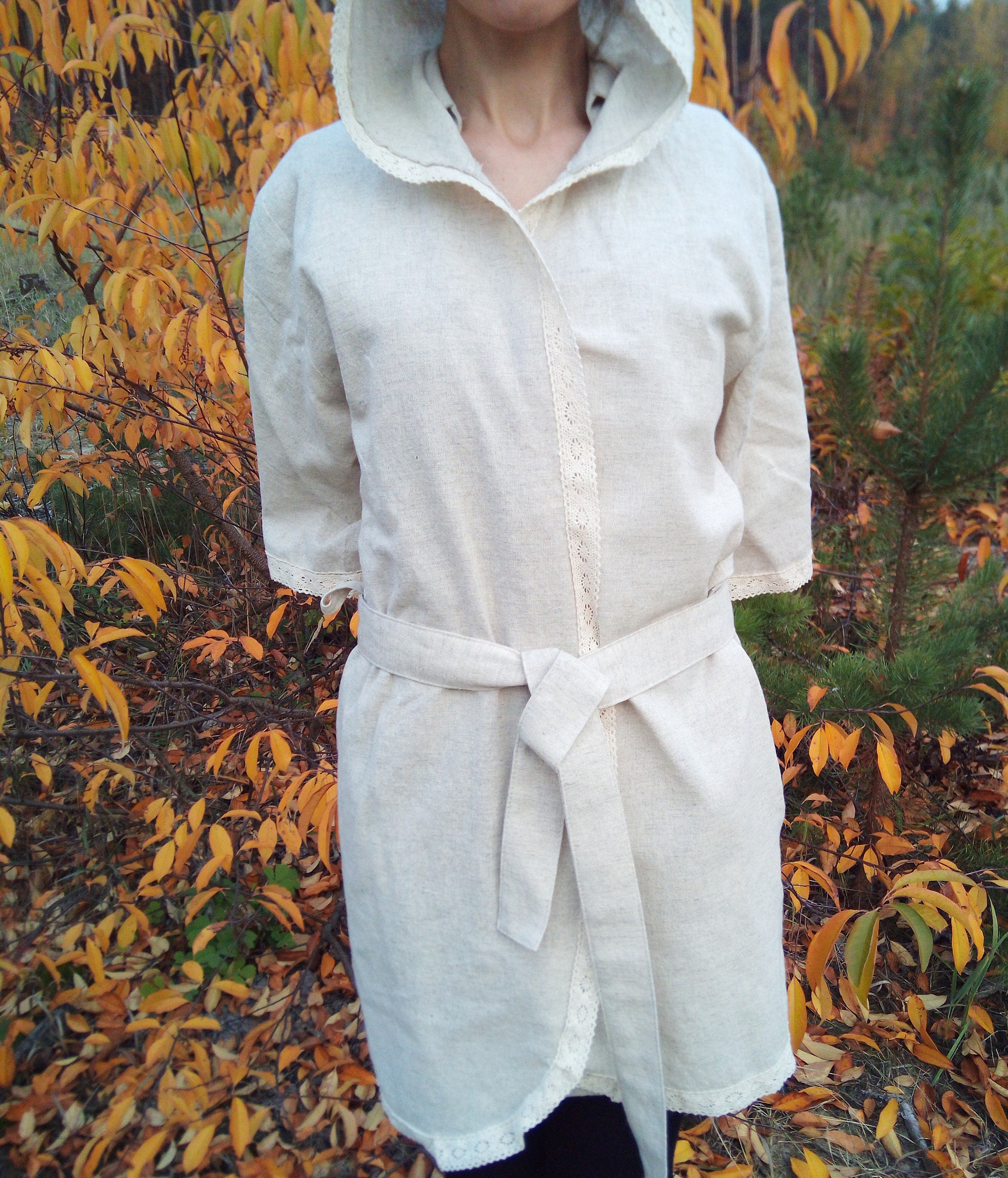 Hemp bathrobe/ Organic bathrobe/ Hemp cloth/ Bath/Robes Etsy