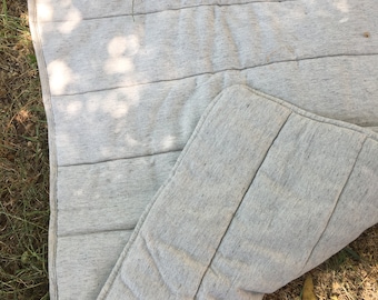 Tapete de cânhamo com enchimento de cânhamo