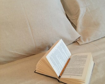 Hemp sheet set, 4 pieces set fitted+flat sheet and 2 pillowcases, Queen King Full Double different sizes available
