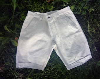 Pantaloncini in canapa da uomo, Indossa estate con filtro uv, Panno naturale piacevole da indossare