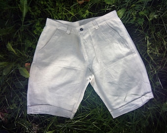 Hemp shorts for men, Summer wearing with uv filtering, Natural cloth pleasant to wear