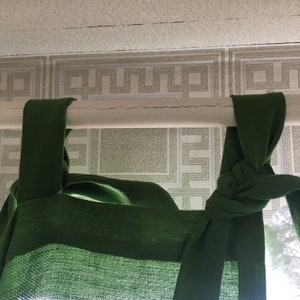 Green Hemp Curtain for home, Strings on top, Create your own natural plant house image 8