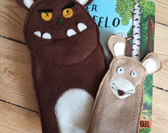 The Gruffalo Finger Puppets/flannel Board/felt Story/ece/preschool ...