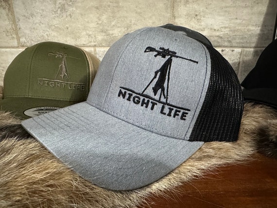 Coyote Night Life Embroidered Hat