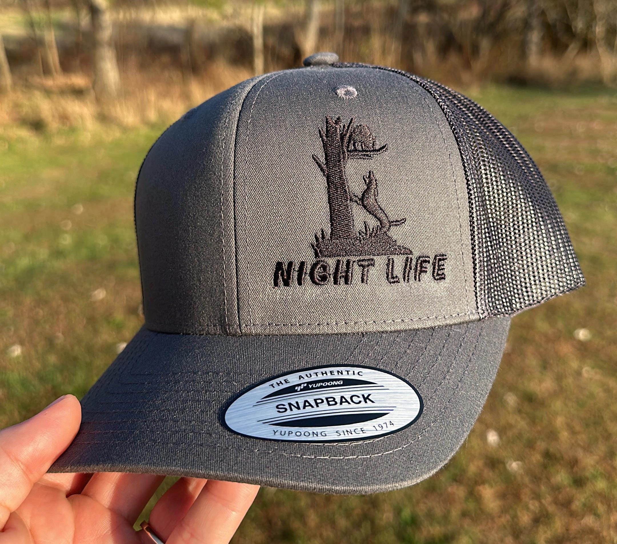 Coon Hunting Embroidered Hat - Etsy display picture 2