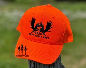 Bonnet brodé Maine Moose Hunt 2026