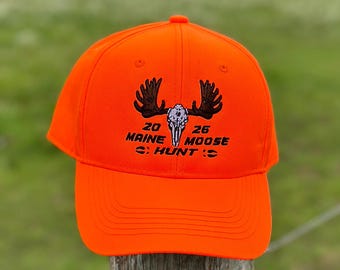 Maine Moose Hunt 2026 Embroidered Hat