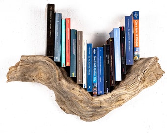 Handcrafted bookcase "Nica" in natural wood