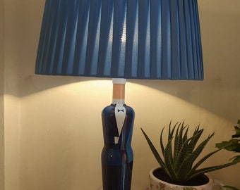 Lamp with bottle of wine - Created by Pumalva