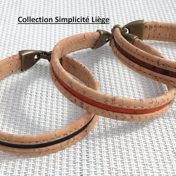 Bracelet en liège collection Simplicité Liège