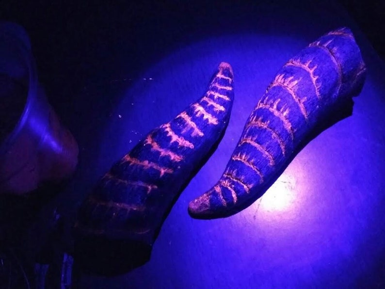 Medium Devil horns Etsy