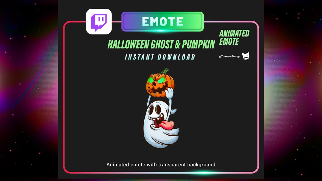 ANIMATED Ghost Emote for Twitch Gaming Streaming Stream - Etsy Canada
