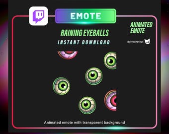 Animiertes Twitch Emote ""Schrecken gruseln"" (Digitale Datei)"