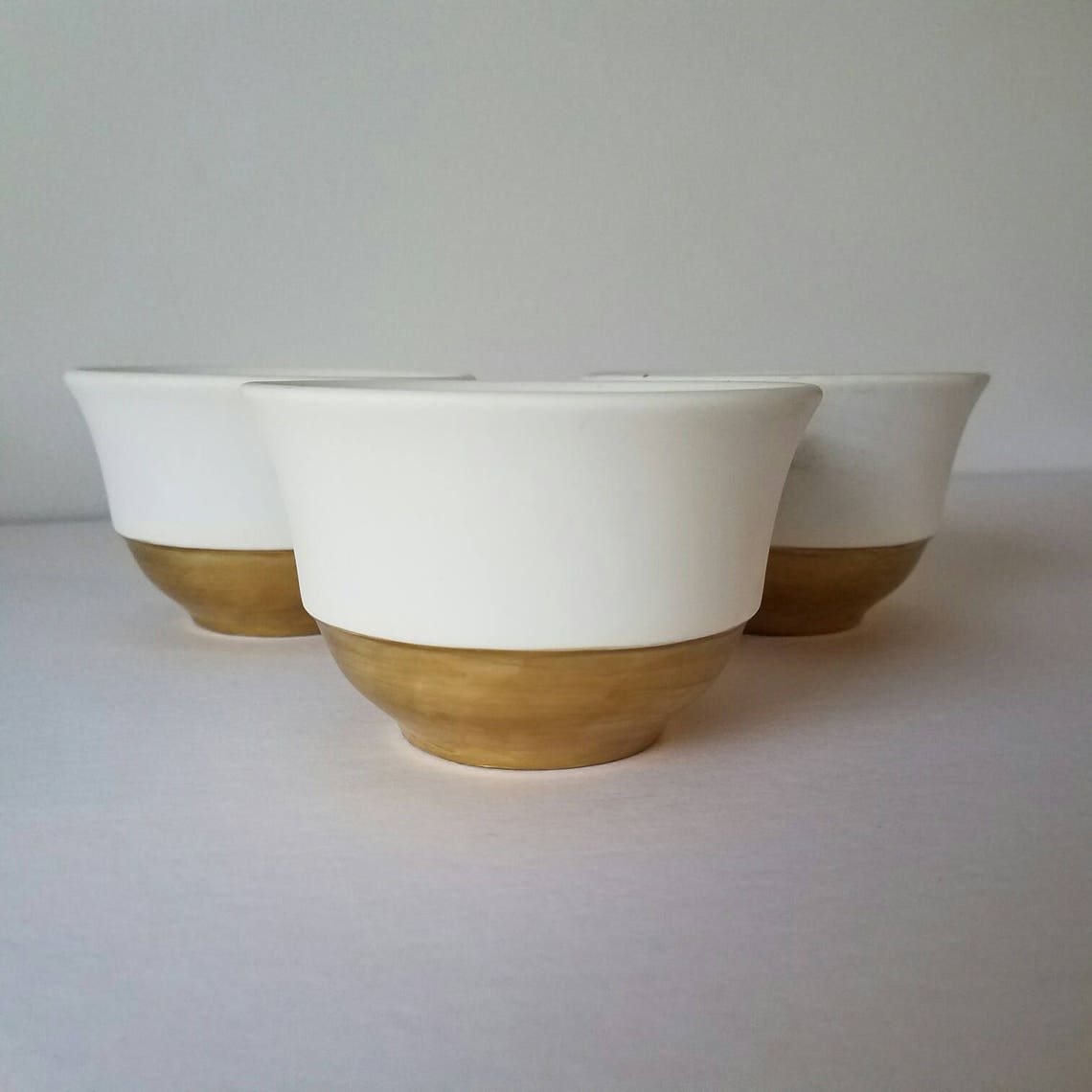 Small Gold Planter Etsy