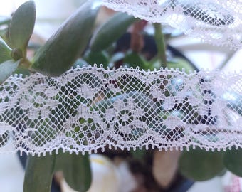 ANCIENNE DENTELLE ENTRE-DEUX ÉCRUE 15 m / 3,5 cm