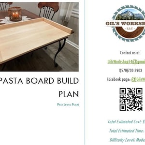 Pasta Board DIY Build - Pro Plan