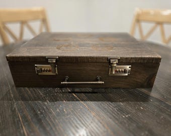 10 Deck Box TCG Carrying Case W/ Dial Lock Latches