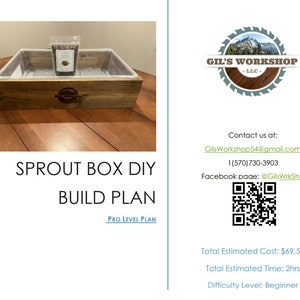 Sprout Box DIY Build - Pro Plan + Drawing Package