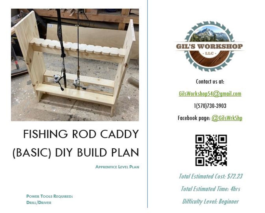 Fishing Rod Caddy DIY Build Apprentice Plan -  Canada