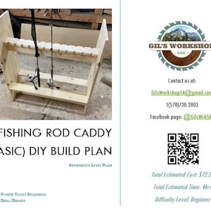 Fishing Rod Caddy DIY Build - Apprentice Plan