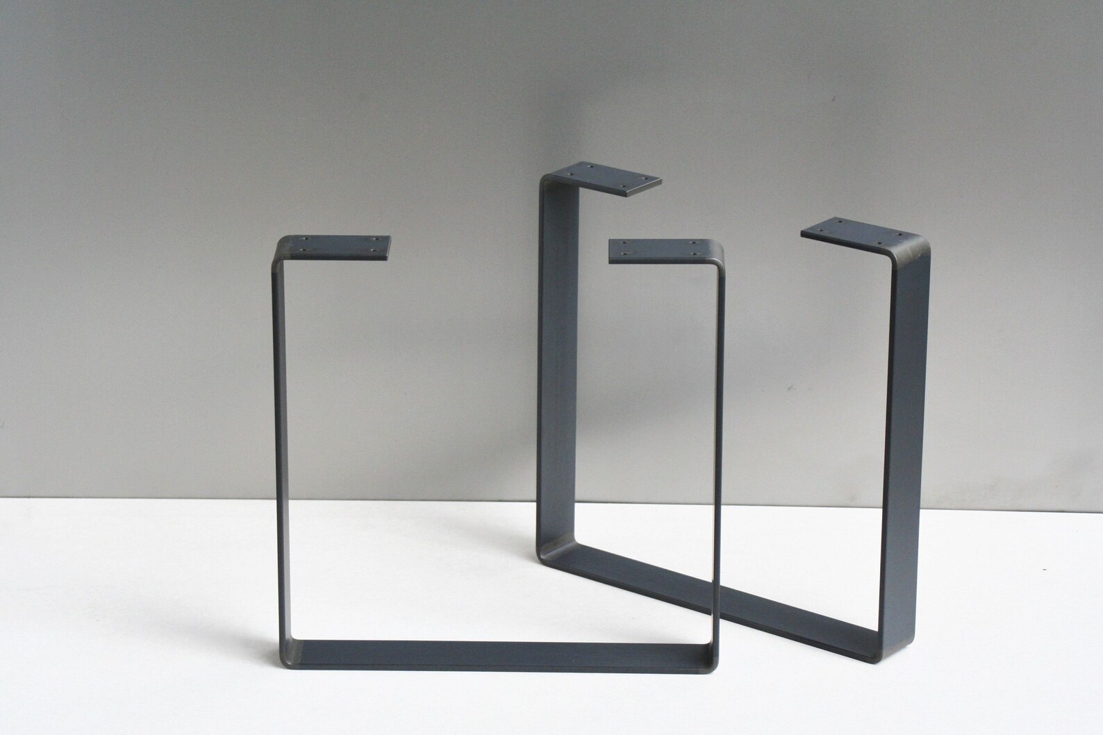 Metal Coffee Table Legs set of 2 Steel Bench Legs Steel Etsy