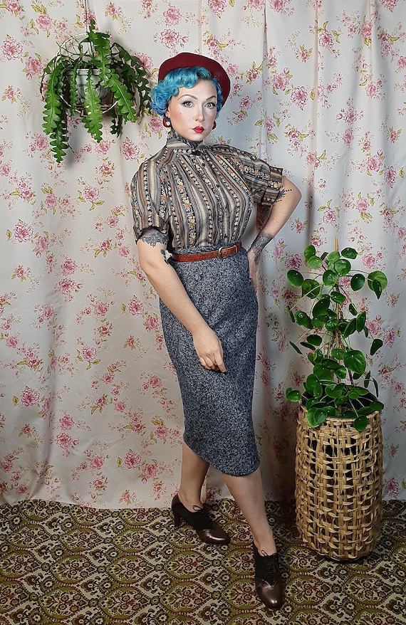 vintage outfits pencil skirt vintage style
