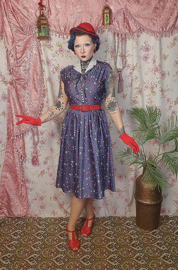 swing dress for fall Unique Vintage Pink Fall Treats Print Button Front Swing Dress main image 1