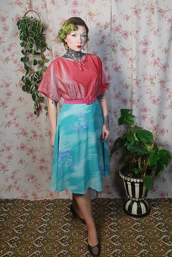 1940s A Line Skirts Uk Size 10 Vintage 1940s Style Pleated