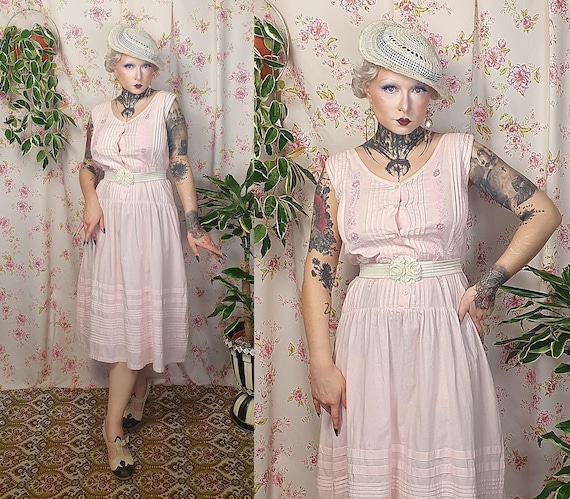 drop waist cotton summer dress The Cutie Dress - L main image 1