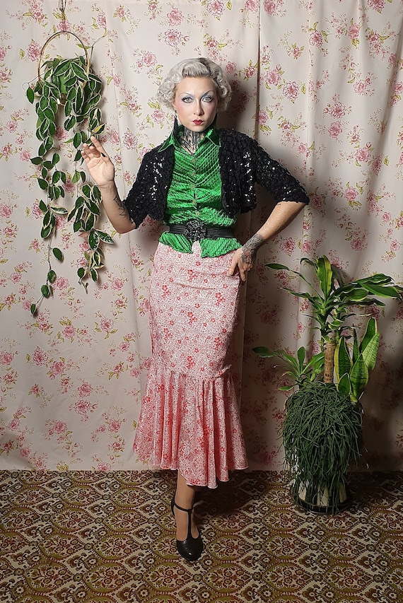 Vintage Black Sequined Short Sleeve Bolero Jacket shrugs UK 8 12 1930s 1940s Style 80s Does 30s Sheer Old Hollywood Sequin Jacket Etsy Canada