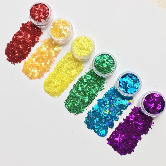 Pride Set Rainbow glitter Christmas glitter pride glitter Etsy