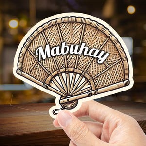 Mabuhay Sticker – Celebrate Filipino Culture! Funny Filipino sticker, tagalog sticker, Filipino gift, Philippines sticker, pinoy gift