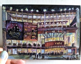 A6 Greetings card depicting Edinburgh Festival Theatre
