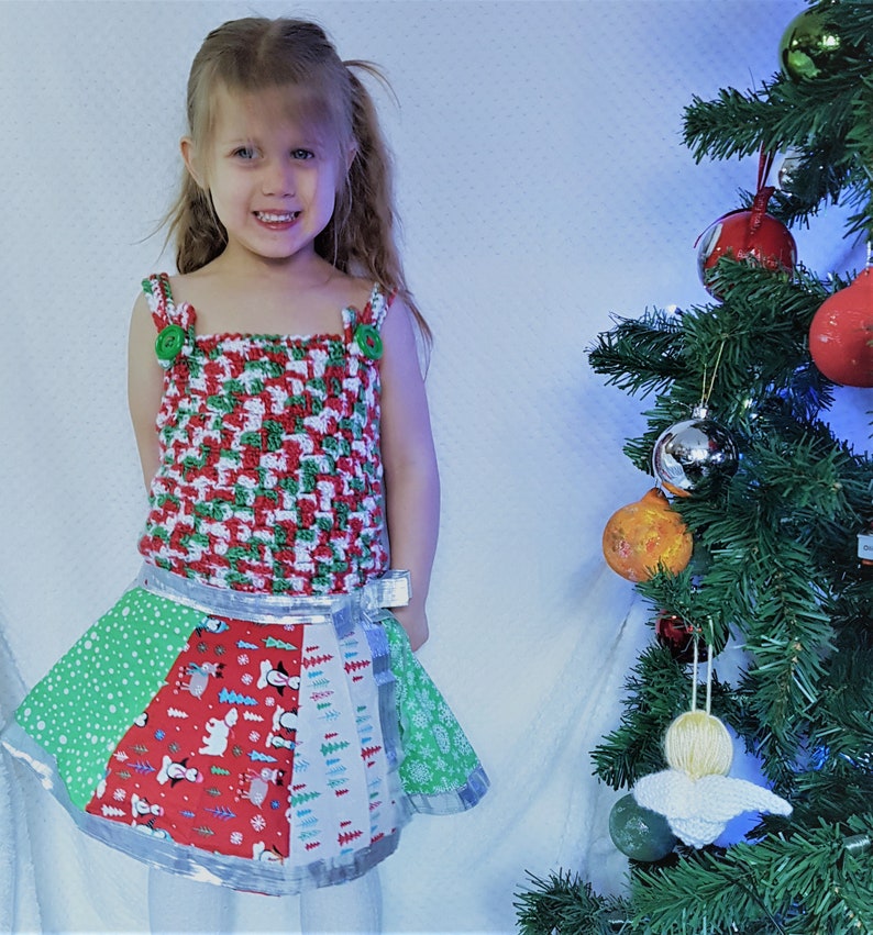 Jingle Belle Dress crochet Pattern Etsy