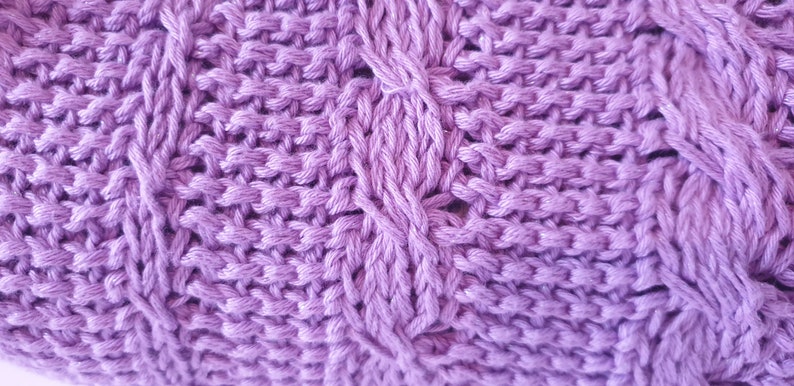 Tunisian Cable Barrel Bag Crochet Pattern 画像 9