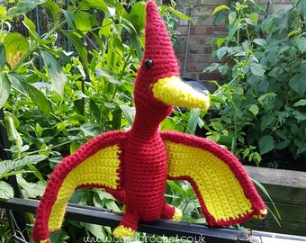Terry the Pterodactyl Crochet Pattern